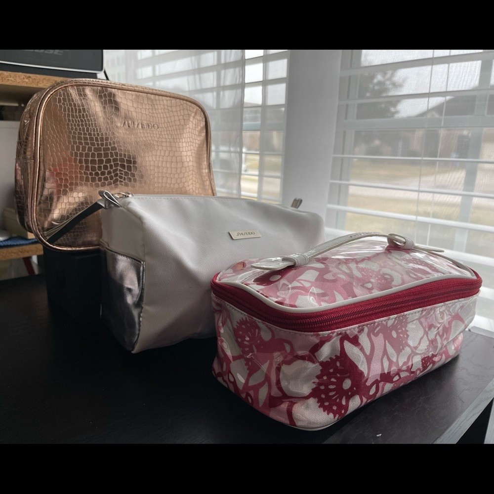 Shisedo Cosmetic Bags.